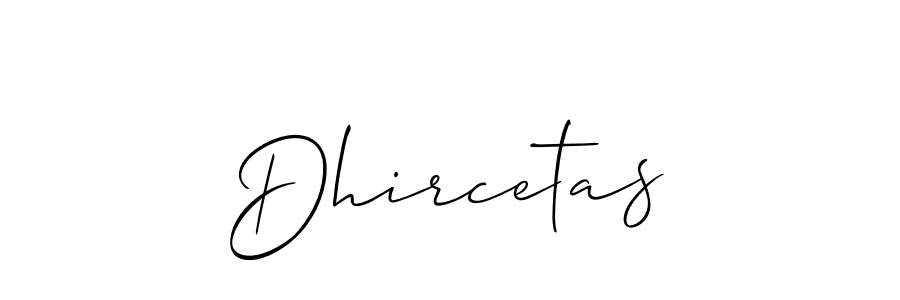 Create a beautiful signature design for name Dhircetas. With this signature (Allison_Script) fonts, you can make a handwritten signature for free. Dhircetas signature style 2 images and pictures png