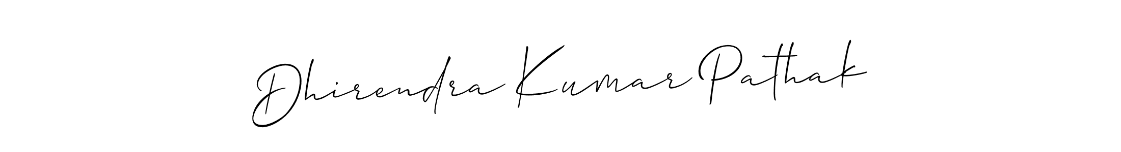 This is the best signature style for the Dhirendra Kumar Pathak name. Also you like these signature font (Allison_Script). Mix name signature. Dhirendra Kumar Pathak signature style 2 images and pictures png