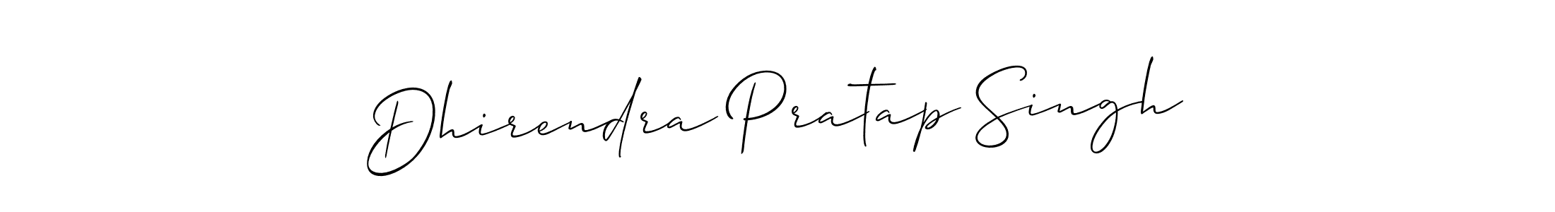How to make Dhirendra Pratap Singh signature? Allison_Script is a professional autograph style. Create handwritten signature for Dhirendra Pratap Singh name. Dhirendra Pratap Singh signature style 2 images and pictures png