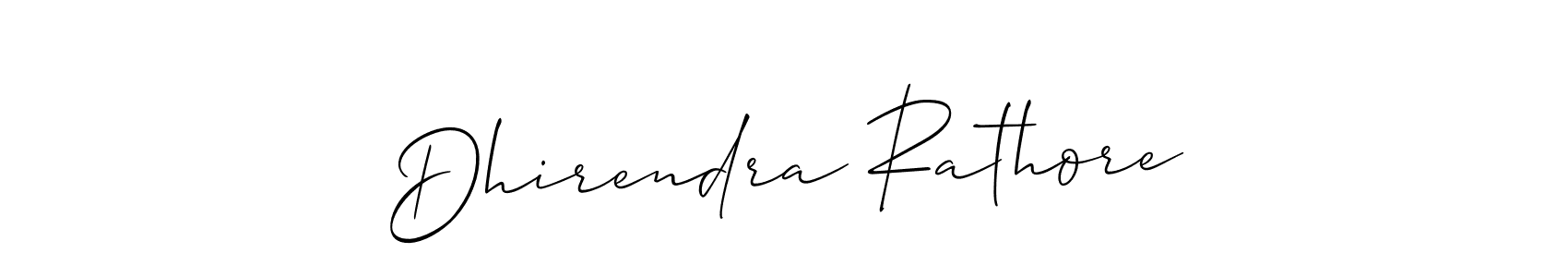 Also You can easily find your signature by using the search form. We will create Dhirendra Rathore name handwritten signature images for you free of cost using Allison_Script sign style. Dhirendra Rathore signature style 2 images and pictures png