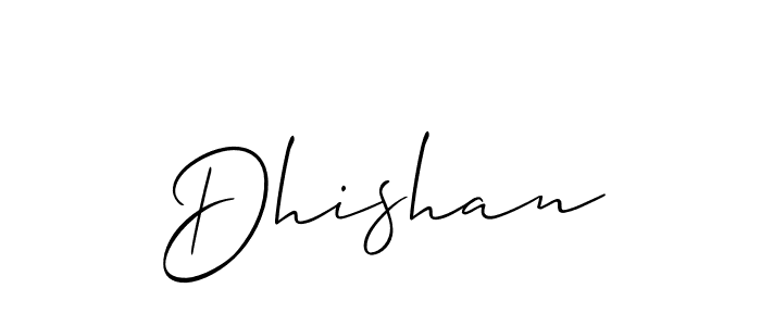 Allison_Script is a professional signature style that is perfect for those who want to add a touch of class to their signature. It is also a great choice for those who want to make their signature more unique. Get Dhishan name to fancy signature for free. Dhishan signature style 2 images and pictures png