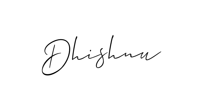 You should practise on your own different ways (Allison_Script) to write your name (Dhishnu) in signature. don't let someone else do it for you. Dhishnu signature style 2 images and pictures png