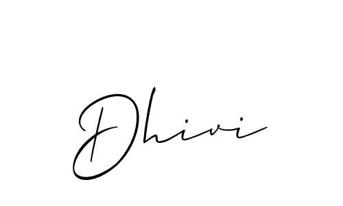 Make a beautiful signature design for name Dhivi. Use this online signature maker to create a handwritten signature for free. Dhivi signature style 2 images and pictures png