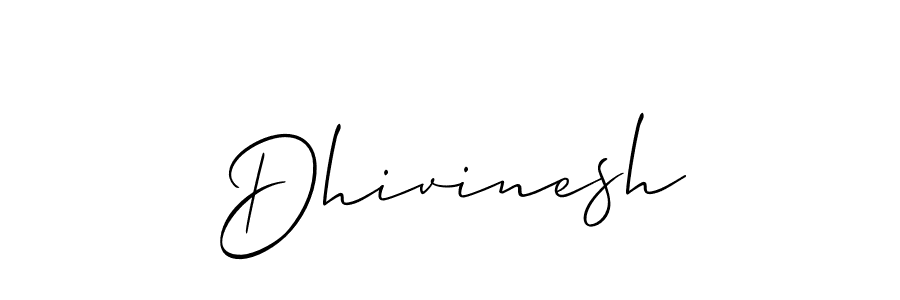 The best way (Allison_Script) to make a short signature is to pick only two or three words in your name. The name Dhivinesh include a total of six letters. For converting this name. Dhivinesh signature style 2 images and pictures png