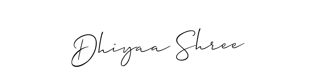 This is the best signature style for the Dhiyaa Shree name. Also you like these signature font (Allison_Script). Mix name signature. Dhiyaa Shree signature style 2 images and pictures png