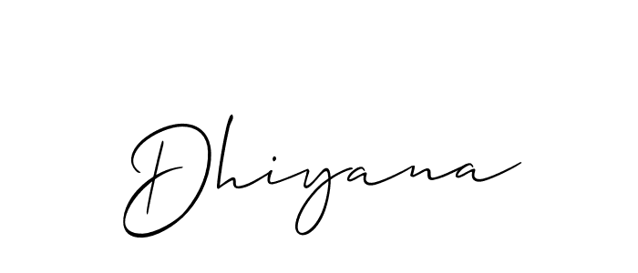 How to Draw Dhiyana signature style? Allison_Script is a latest design signature styles for name Dhiyana. Dhiyana signature style 2 images and pictures png
