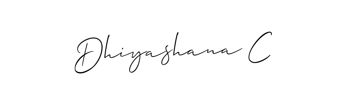 Check out images of Autograph of Dhiyashana C name. Actor Dhiyashana C Signature Style. Allison_Script is a professional sign style online. Dhiyashana C signature style 2 images and pictures png