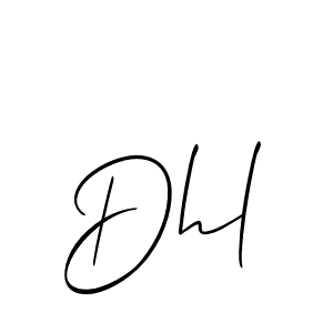 Make a beautiful signature design for name Dhl. Use this online signature maker to create a handwritten signature for free. Dhl signature style 2 images and pictures png