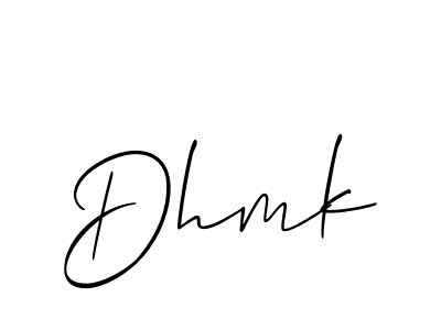 Also You can easily find your signature by using the search form. We will create Dhmk name handwritten signature images for you free of cost using Allison_Script sign style. Dhmk signature style 2 images and pictures png