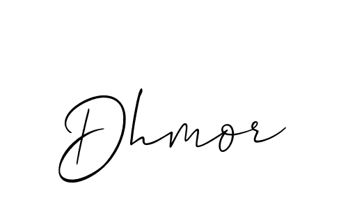 Create a beautiful signature design for name Dhmor. With this signature (Allison_Script) fonts, you can make a handwritten signature for free. Dhmor signature style 2 images and pictures png