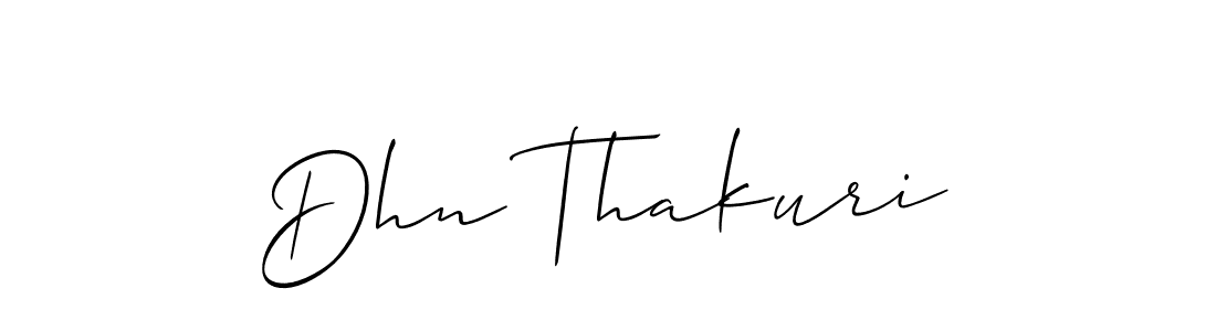 Dhn Thakuri stylish signature style. Best Handwritten Sign (Allison_Script) for my name. Handwritten Signature Collection Ideas for my name Dhn Thakuri. Dhn Thakuri signature style 2 images and pictures png