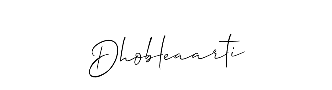 if you are searching for the best signature style for your name Dhobleaarti. so please give up your signature search. here we have designed multiple signature styles  using Allison_Script. Dhobleaarti signature style 2 images and pictures png