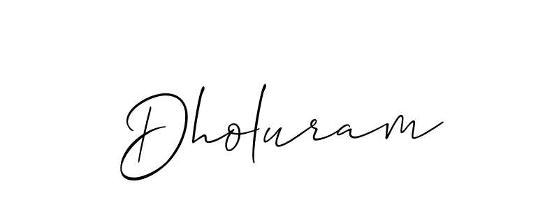if you are searching for the best signature style for your name Dholuram. so please give up your signature search. here we have designed multiple signature styles  using Allison_Script. Dholuram signature style 2 images and pictures png