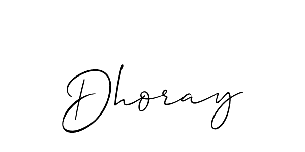 Dhoray stylish signature style. Best Handwritten Sign (Allison_Script) for my name. Handwritten Signature Collection Ideas for my name Dhoray. Dhoray signature style 2 images and pictures png