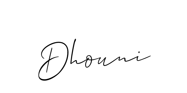 Once you've used our free online signature maker to create your best signature Allison_Script style, it's time to enjoy all of the benefits that Dhouni name signing documents. Dhouni signature style 2 images and pictures png