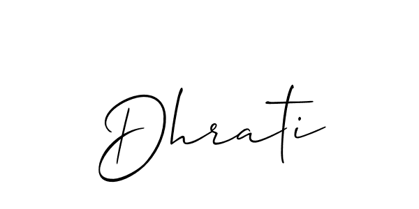 Once you've used our free online signature maker to create your best signature Allison_Script style, it's time to enjoy all of the benefits that Dhrati name signing documents. Dhrati signature style 2 images and pictures png