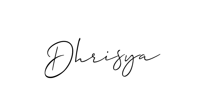 Once you've used our free online signature maker to create your best signature Allison_Script style, it's time to enjoy all of the benefits that Dhrisya name signing documents. Dhrisya signature style 2 images and pictures png