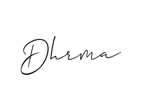 How to Draw Dhrma signature style? Allison_Script is a latest design signature styles for name Dhrma. Dhrma signature style 2 images and pictures png