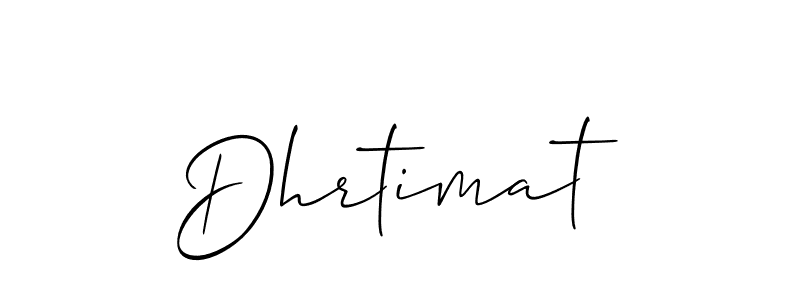 How to make Dhrtimat name signature. Use Allison_Script style for creating short signs online. This is the latest handwritten sign. Dhrtimat signature style 2 images and pictures png