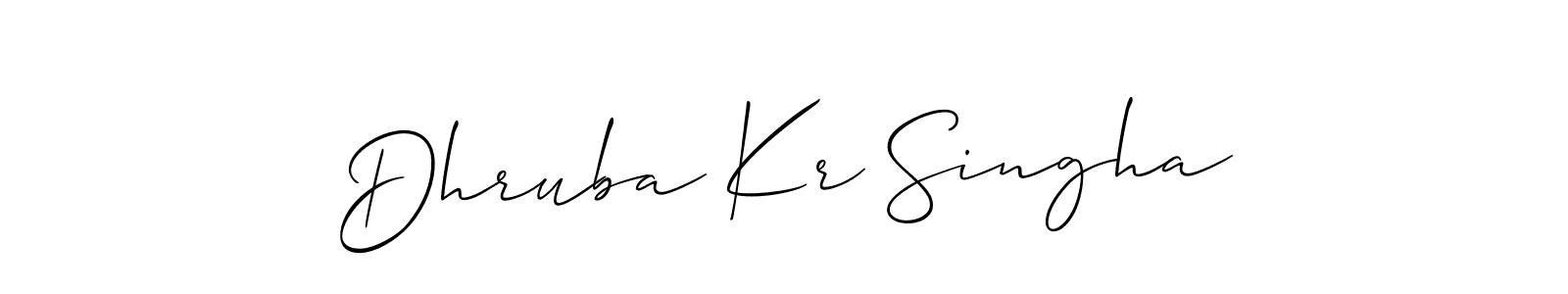 Once you've used our free online signature maker to create your best signature Allison_Script style, it's time to enjoy all of the benefits that Dhruba Kr Singha name signing documents. Dhruba Kr Singha signature style 2 images and pictures png