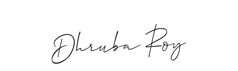 if you are searching for the best signature style for your name Dhruba Roy. so please give up your signature search. here we have designed multiple signature styles  using Allison_Script. Dhruba Roy signature style 2 images and pictures png