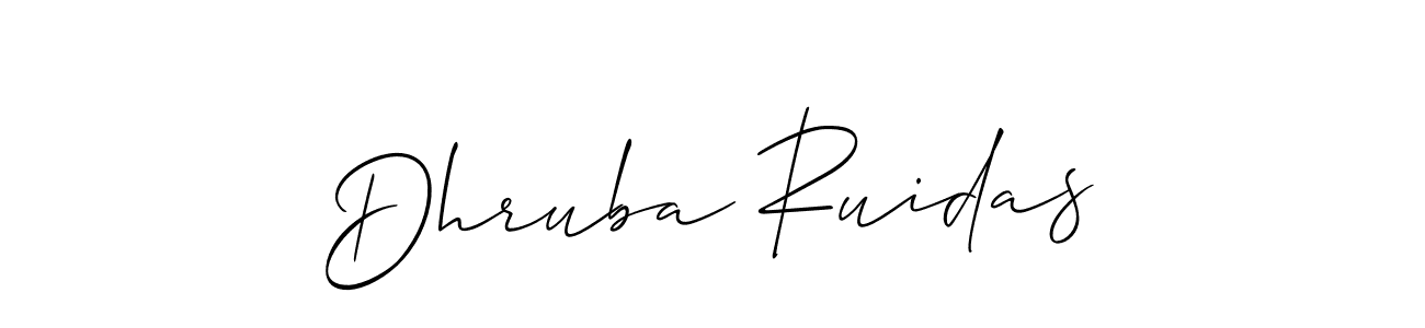 Make a beautiful signature design for name Dhruba Ruidas. Use this online signature maker to create a handwritten signature for free. Dhruba Ruidas signature style 2 images and pictures png