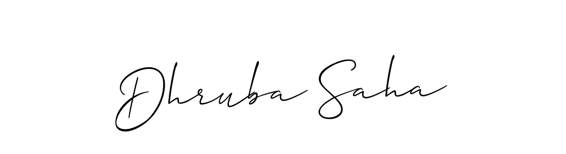 Make a beautiful signature design for name Dhruba Saha. Use this online signature maker to create a handwritten signature for free. Dhruba Saha signature style 2 images and pictures png