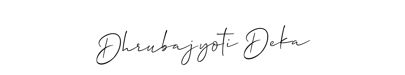 You can use this online signature creator to create a handwritten signature for the name Dhrubajyoti Deka. This is the best online autograph maker. Dhrubajyoti Deka signature style 2 images and pictures png