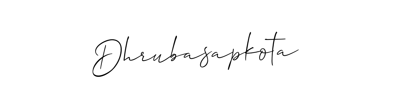 Make a beautiful signature design for name Dhrubasapkota. Use this online signature maker to create a handwritten signature for free. Dhrubasapkota signature style 2 images and pictures png