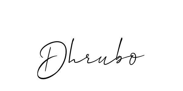 How to Draw Dhrubo signature style? Allison_Script is a latest design signature styles for name Dhrubo. Dhrubo signature style 2 images and pictures png