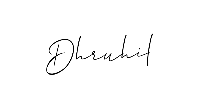 Similarly Allison_Script is the best handwritten signature design. Signature creator online .You can use it as an online autograph creator for name Dhruhil. Dhruhil signature style 2 images and pictures png