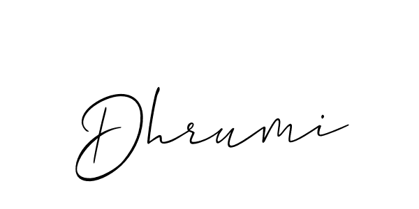 Dhrumi stylish signature style. Best Handwritten Sign (Allison_Script) for my name. Handwritten Signature Collection Ideas for my name Dhrumi. Dhrumi signature style 2 images and pictures png