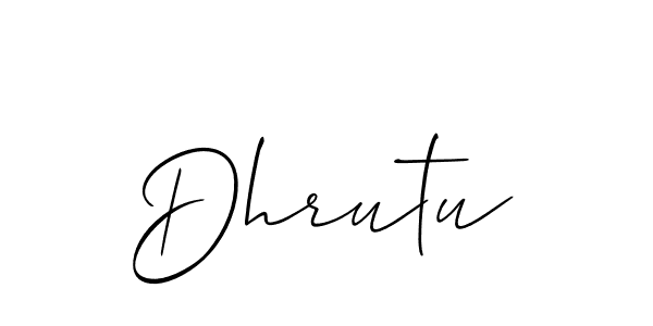 Once you've used our free online signature maker to create your best signature Allison_Script style, it's time to enjoy all of the benefits that Dhrutu name signing documents. Dhrutu signature style 2 images and pictures png