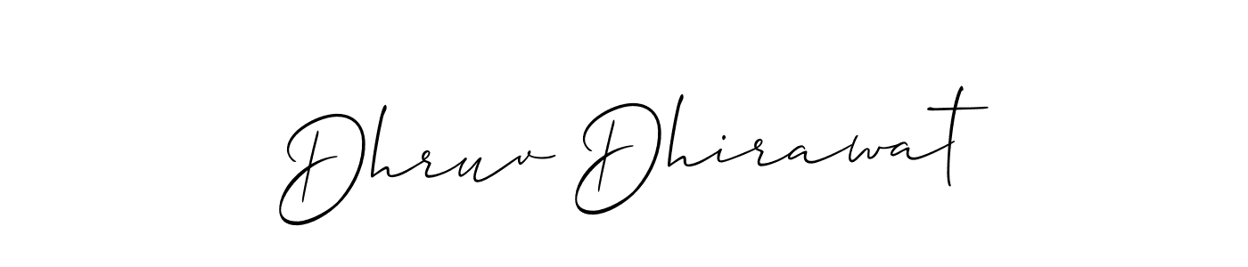 Here are the top 10 professional signature styles for the name Dhruv Dhirawat. These are the best autograph styles you can use for your name. Dhruv Dhirawat signature style 2 images and pictures png