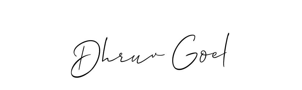 Best and Professional Signature Style for Dhruv Goel. Allison_Script Best Signature Style Collection. Dhruv Goel signature style 2 images and pictures png