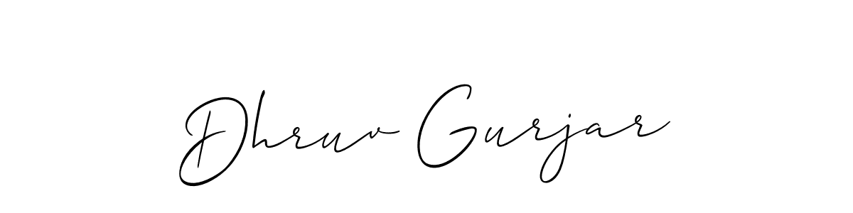 Once you've used our free online signature maker to create your best signature Allison_Script style, it's time to enjoy all of the benefits that Dhruv Gurjar name signing documents. Dhruv Gurjar signature style 2 images and pictures png