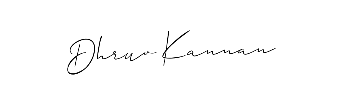 Also You can easily find your signature by using the search form. We will create Dhruv Kannan name handwritten signature images for you free of cost using Allison_Script sign style. Dhruv Kannan signature style 2 images and pictures png