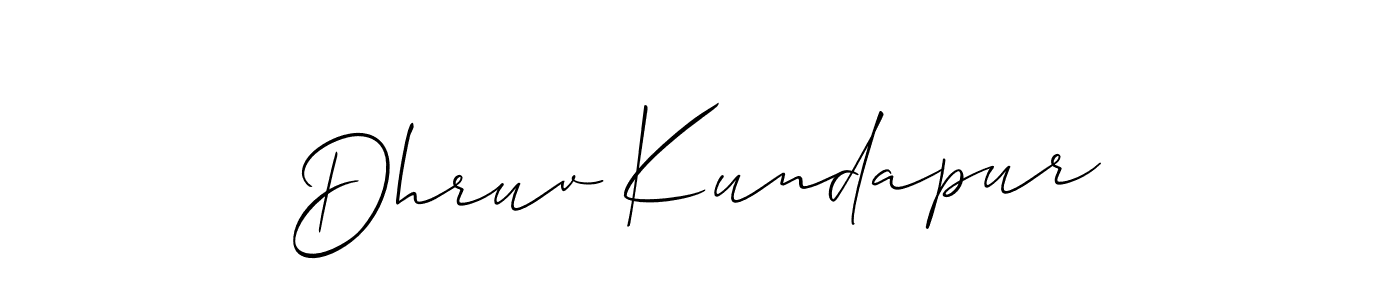 See photos of Dhruv Kundapur official signature by Spectra . Check more albums & portfolios. Read reviews & check more about Allison_Script font. Dhruv Kundapur signature style 2 images and pictures png