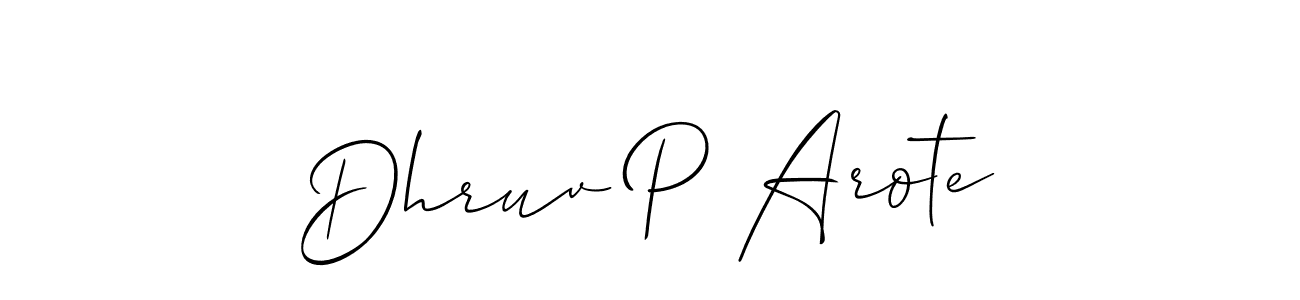 See photos of Dhruv P Arote official signature by Spectra . Check more albums & portfolios. Read reviews & check more about Allison_Script font. Dhruv P Arote signature style 2 images and pictures png