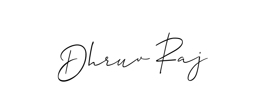 How to Draw Dhruv Raj signature style? Allison_Script is a latest design signature styles for name Dhruv Raj. Dhruv Raj signature style 2 images and pictures png