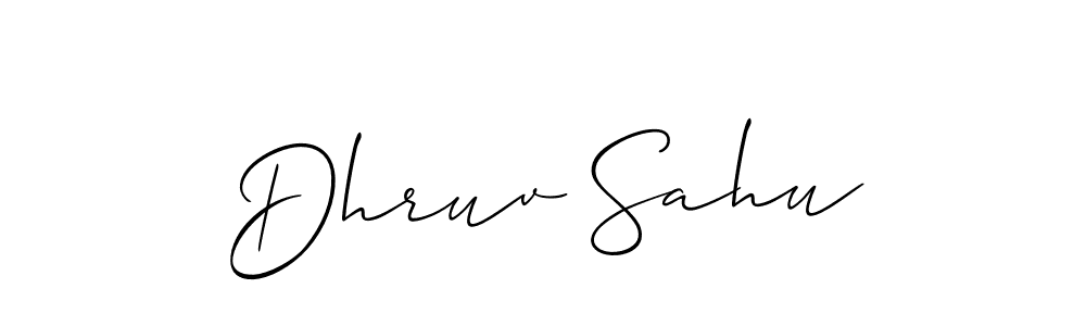 Check out images of Autograph of Dhruv Sahu name. Actor Dhruv Sahu Signature Style. Allison_Script is a professional sign style online. Dhruv Sahu signature style 2 images and pictures png