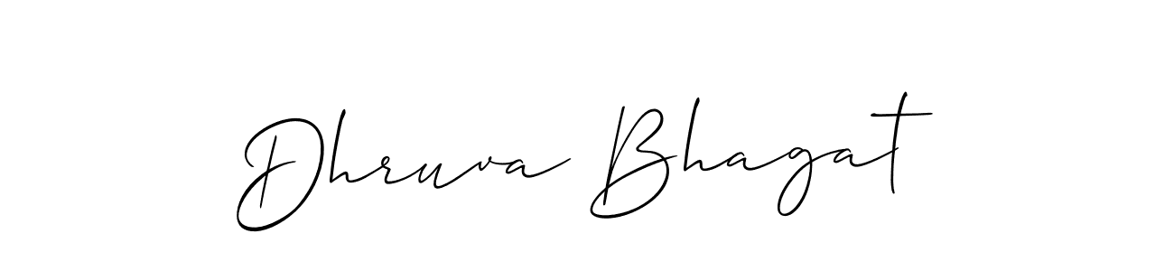 Similarly Allison_Script is the best handwritten signature design. Signature creator online .You can use it as an online autograph creator for name Dhruva Bhagat. Dhruva Bhagat signature style 2 images and pictures png