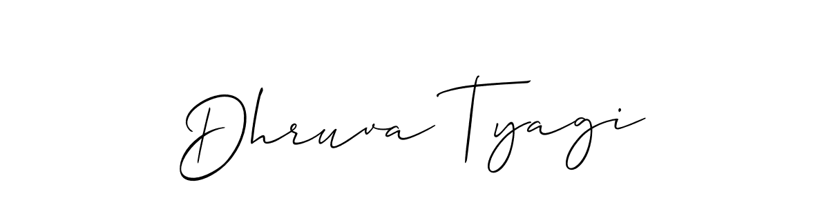 Best and Professional Signature Style for Dhruva Tyagi. Allison_Script Best Signature Style Collection. Dhruva Tyagi signature style 2 images and pictures png