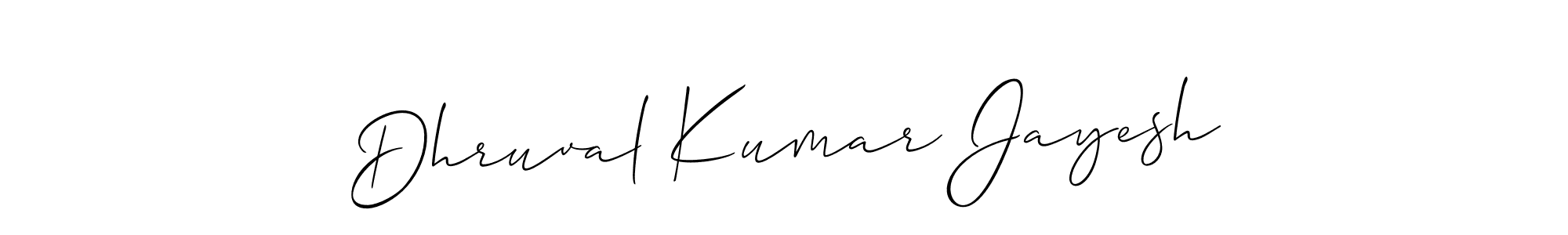 Once you've used our free online signature maker to create your best signature Allison_Script style, it's time to enjoy all of the benefits that Dhruval Kumar Jayesh name signing documents. Dhruval Kumar Jayesh signature style 2 images and pictures png