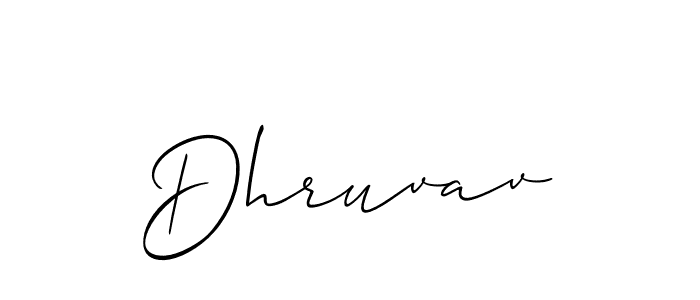 Make a beautiful signature design for name Dhruvav. Use this online signature maker to create a handwritten signature for free. Dhruvav signature style 2 images and pictures png