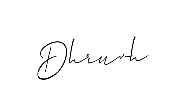 Similarly Allison_Script is the best handwritten signature design. Signature creator online .You can use it as an online autograph creator for name Dhruvh. Dhruvh signature style 2 images and pictures png