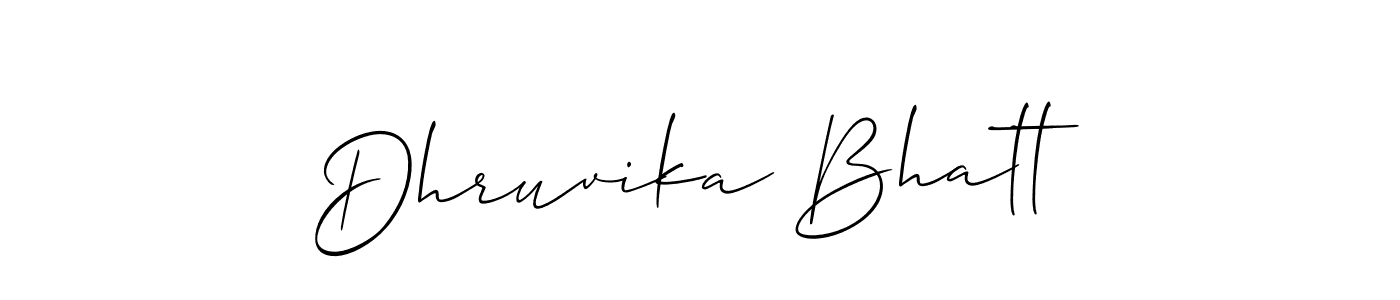 Make a beautiful signature design for name Dhruvika Bhatt. Use this online signature maker to create a handwritten signature for free. Dhruvika Bhatt signature style 2 images and pictures png