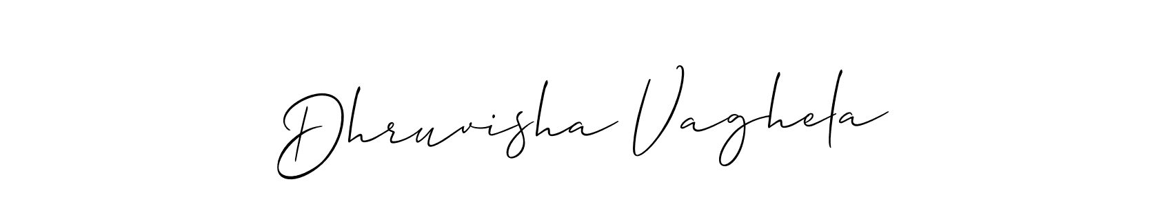 Best and Professional Signature Style for Dhruvisha Vaghela. Allison_Script Best Signature Style Collection. Dhruvisha Vaghela signature style 2 images and pictures png