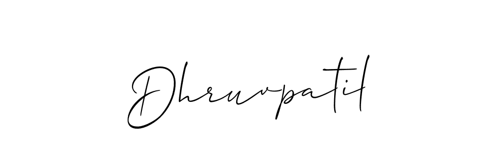 Make a beautiful signature design for name Dhruvpatil. Use this online signature maker to create a handwritten signature for free. Dhruvpatil signature style 2 images and pictures png