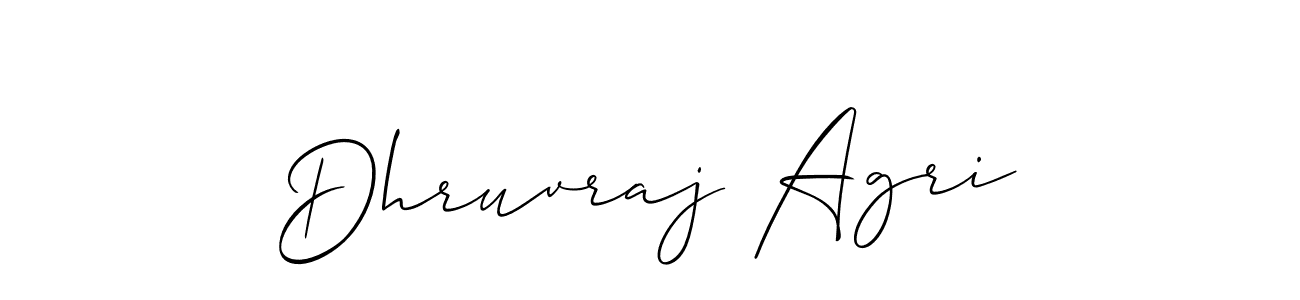 You should practise on your own different ways (Allison_Script) to write your name (Dhruvraj Agri) in signature. don't let someone else do it for you. Dhruvraj Agri signature style 2 images and pictures png